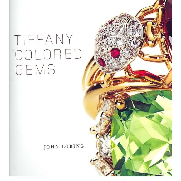 Tiffany Colored Gems Coffee Table Book